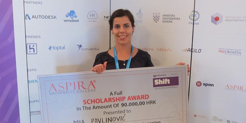 Aspira_shift_stipendija_Mia_Pavlinovic Aspira stipendija