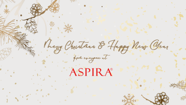 Happy Holidays from everyone at Aspira (9.5 × 14.8 cm) (Dokument oblika A4) (Web-mjesto)