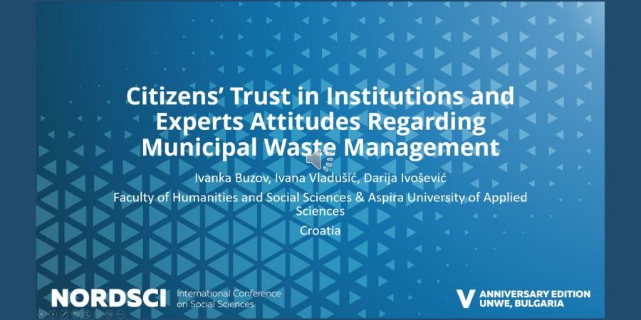 Ivana Vladušić, sociologinja, predstavila svoj rad na međunarodnoj konferencjiji u Bugarskoj Ivana Vladušić