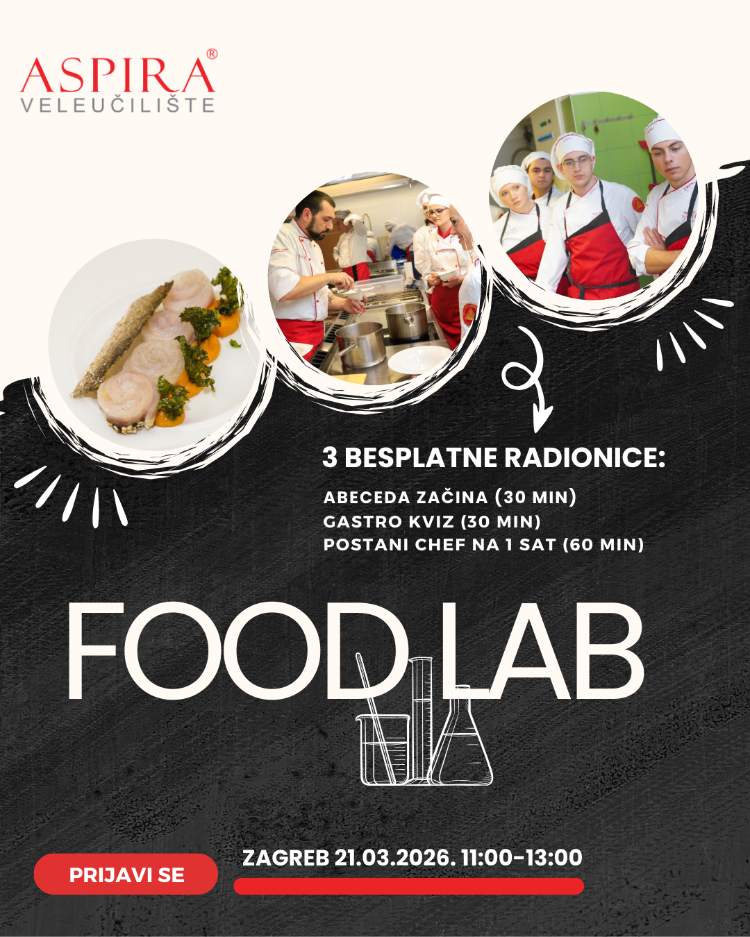Otvoreni dan Food Lab Aspira Zagreb